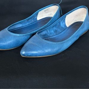 Frye leather flats, size 8.5